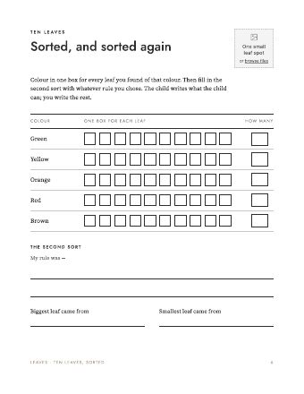 Page 6: Sorted, and sorted again