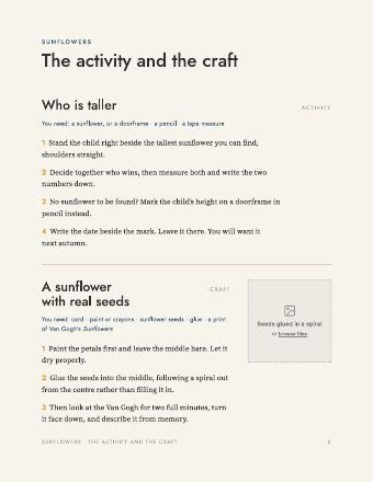 Page 5: The activity and the craft