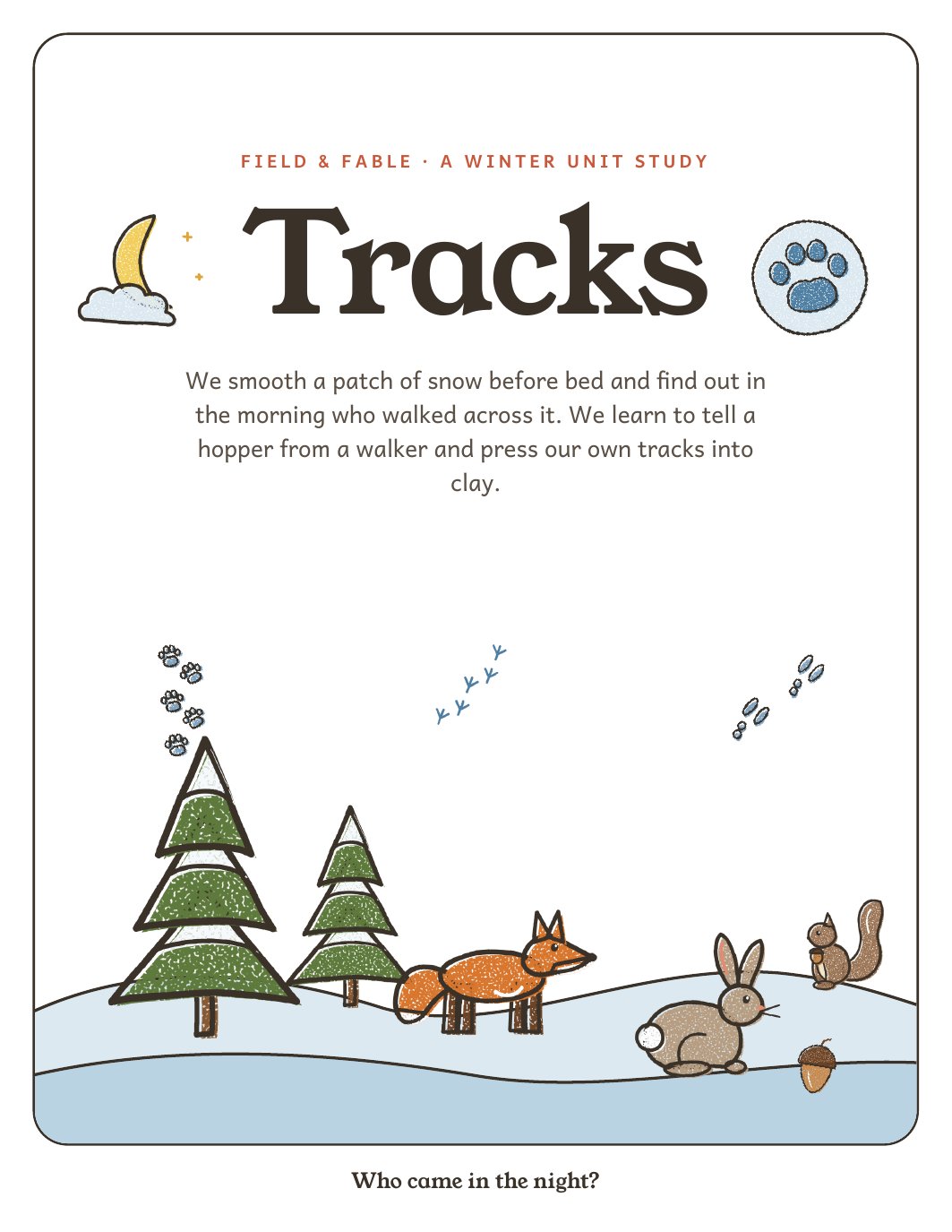 The cover of the Tracks unit.
